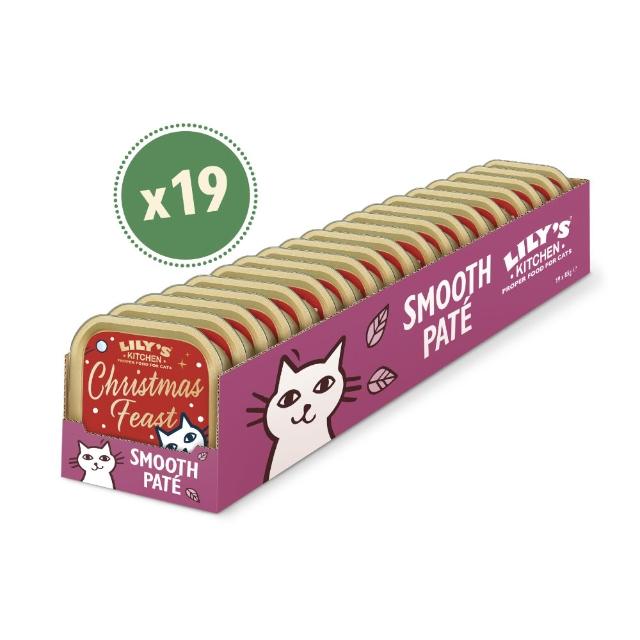 【LILY’S KITCHEN】莉莉廚房英國原裝進口成貓/幼貓/高齡貓主食罐80g-19罐(貓罐頭/濕糧/英國皇室認證寵糧)