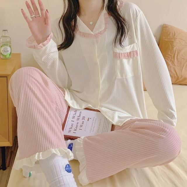 【Chic Chic 琪琪】1套組-多款任選-輕柔居家棉質舒適睡衣/睡裙(短袖睡衣/居家服/可愛睡衣/帶胸墊/家居服)