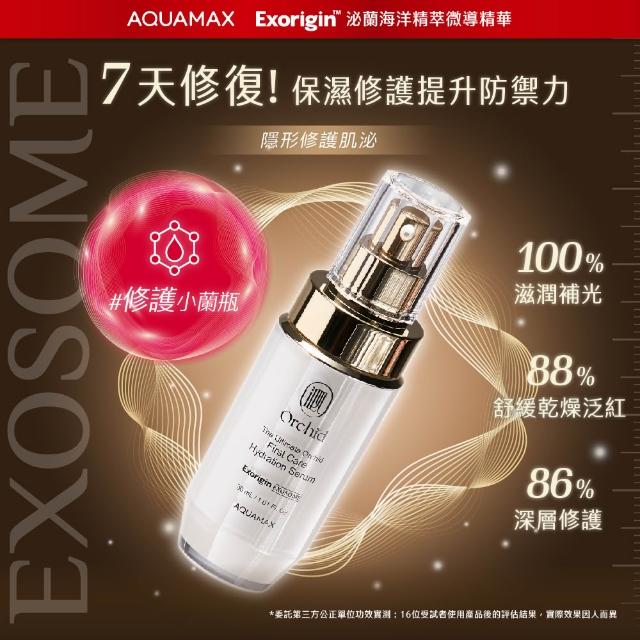 【AQUAMAX 奧科美氏】泌蘭精華30ml(3款任選/蘭花植泌體/極緻小蘭瓶/女大推薦/保濕鎖水/撫平細紋/彈潤透亮)