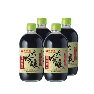 【萬家香】大吟釀薄鹽醬油(450ml*4瓶)