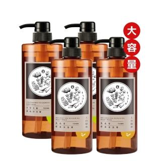 【tsaio 上山採藥】4入組-momo獨家大容量★台灣茶沐浴750ml(任選/冷泉玉露/烏龍茶沐浴乳)