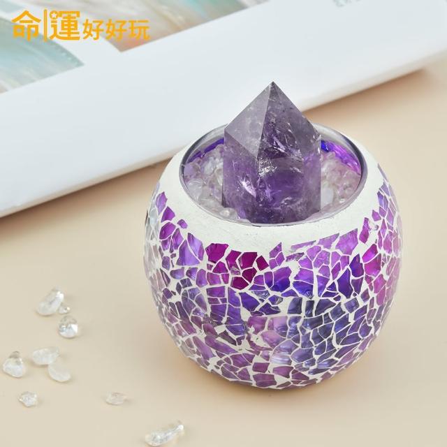 命運好好玩】李玉珮-廣招貴人/百煞退散/良緣綻放/專制小人晶柱擺件(四