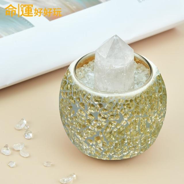 【命運好好玩】李玉珮-廣招貴人/百煞退散/良緣綻放/專制小人晶柱擺件(四款擇一)