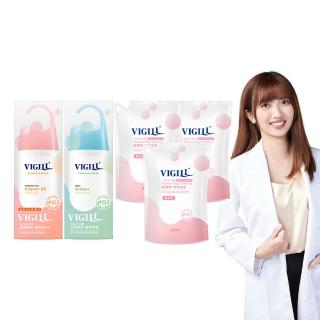 【VIGILL婦潔】私密沐浴露220mlx2+180mlx3(私密處清潔 私密處保養推薦)