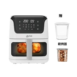 【Arlink】AF-808 多功能氣炸鍋 6公升 大容量氣炸鍋 可透視氣炸鍋 (玻璃空氣炸鍋/氣炸內鍋/玻璃氣炸鍋)