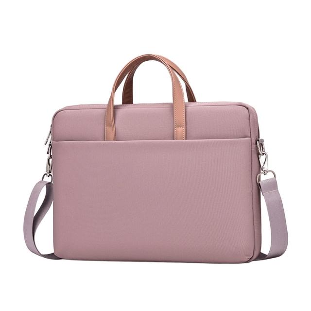 【OMG】牛津布單肩手提電腦包 17.3吋筆電包 筆電防震包 防水休閒公事包 側背電腦包 內膽包