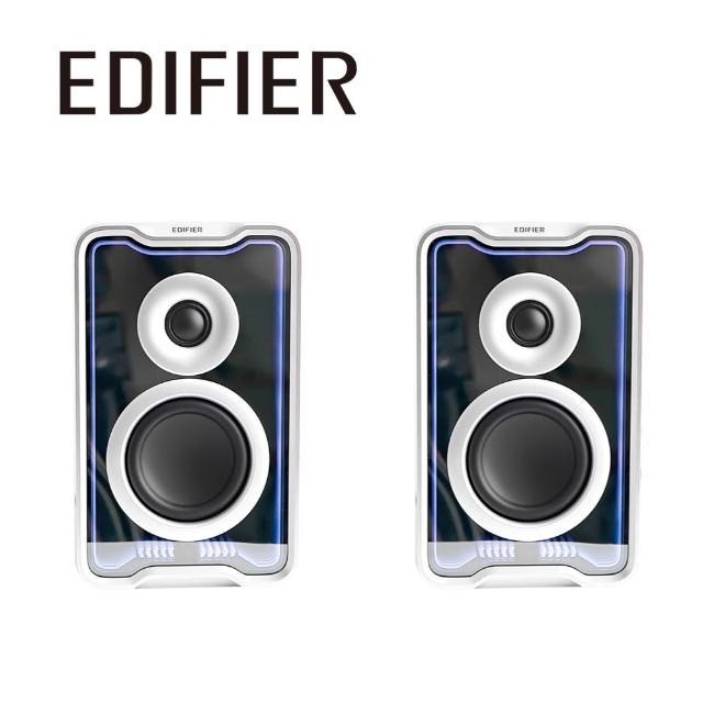 【EDIFIER】QR30 2.0 桌面藍牙喇叭（立體聲場｜電腦喇叭｜TempoAbyss 專利 可自訂炫彩燈效）