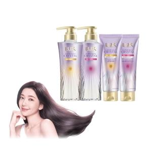 【LUX 麗仕】日本製極輕光護膜洗髮精450ml/髮膜180ml任選2入(頭髮雨衣/護色聚光/蓬鬆修護)