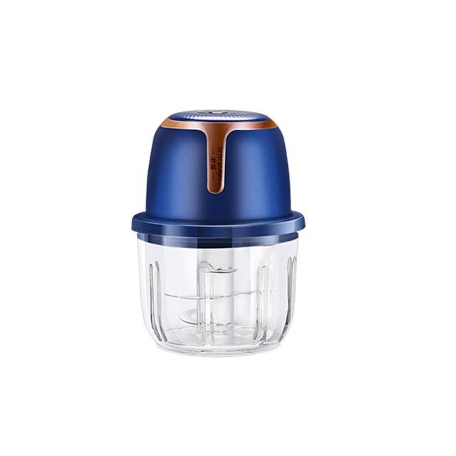 【kingkong】350ML 玻璃杯食物料理機 電動搗蒜器 6葉刀頭絞肉機