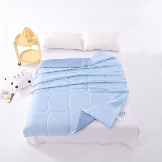 【日禾家居】買一送一 冰絲涼感床包枕套組-單/雙/加大/特大(床包高度35公分)or涼被任選(冰冰被150X200公分)