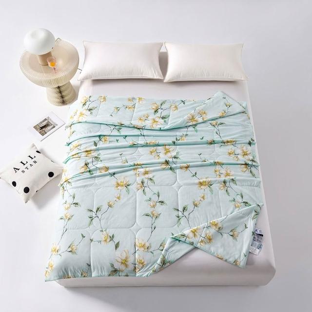 【日禾家居】買一送一 冰絲涼感床包枕套組-單/雙/加大/特大(床包高度35公分)or涼被任選(冰冰被150X200公分)
