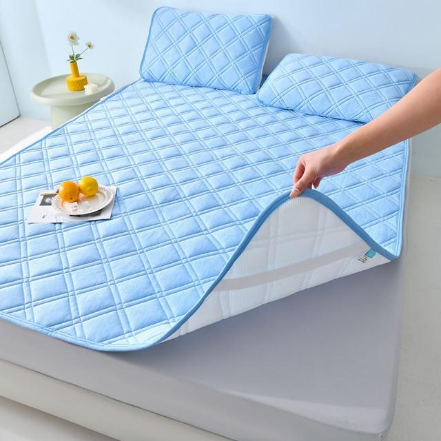 【Sleep Club】日本透氣涼感墊 涼墊 冰涼墊 涼蓆 日式床墊(單/雙/加大任選 附同款枕頭套)