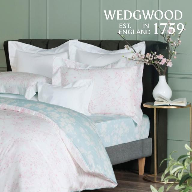 【WEDGWOOD】100%天絲印花 兩用被床包枕套四件組 加大任選｜60支300織