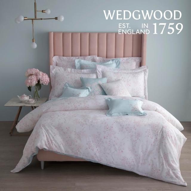 【WEDGWOOD】100%天絲印花 兩用被床包枕套四件組 特大任選｜60支300織