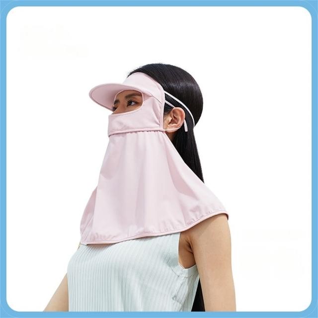 【KT DADA】臉部防曬 騎車面罩 帽子 防曬 面罩 防紫外線 透氣 防曬頭巾 護頸 防曬口罩 凉 