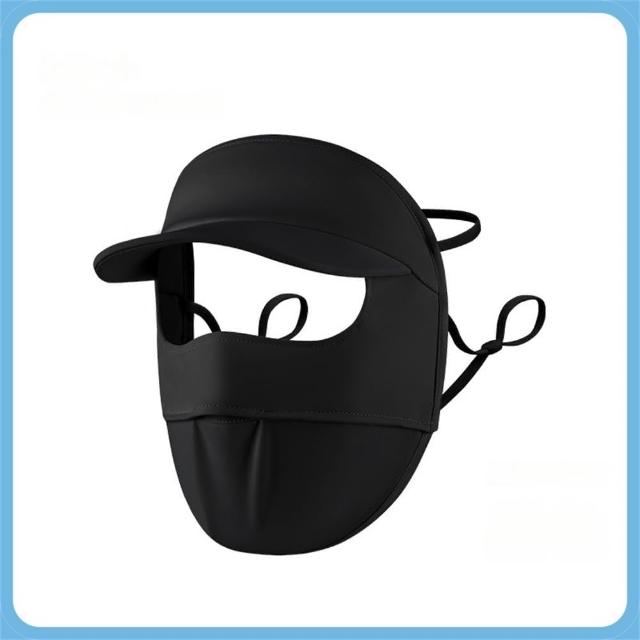 【KT DADA】臉部防曬 騎車面罩 帽子 防曬 面罩 防紫外線 透氣 防曬頭巾 護頸 防曬口罩 凉 