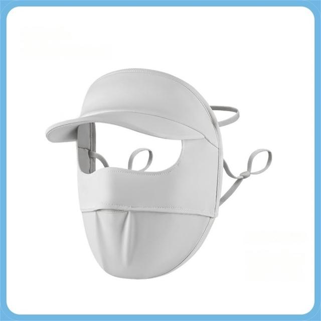 【KT DADA】臉部防曬 騎車面罩 帽子 防曬 面罩 防紫外線 透氣 防曬頭巾 護頸 防曬口罩 凉 