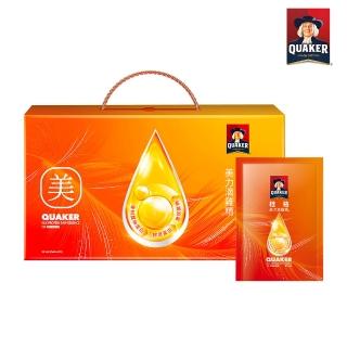 【QUAKER 桂格】美力滴雞精禮盒52ml×8包×1盒(90天營養巔峰健壯雞/日本蠶絲蛋白/天然膠原蛋白/中秋禮盒)