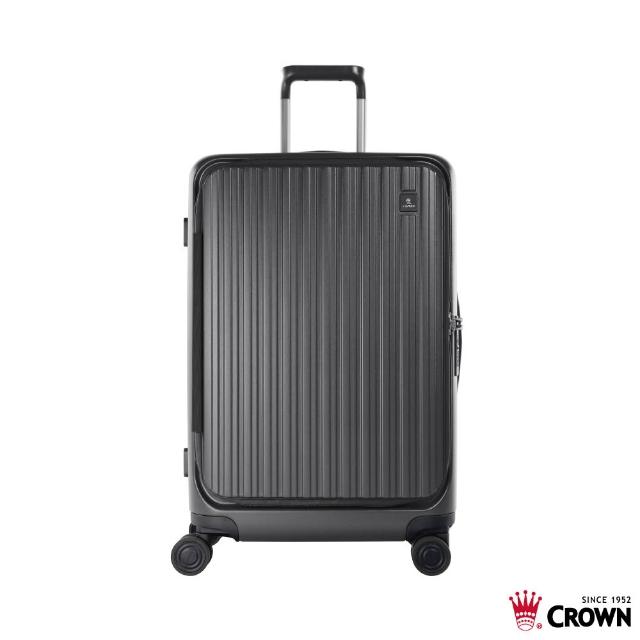 【CROWN 皇冠】假日照常配送 Boxy 29吋 前開式框架拉桿箱 (行李箱/旅行箱)