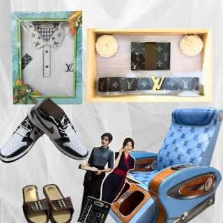 【上芳香業】紙紮祭品 男套裝 男鞋 紙紮按摩椅 僕人 紙紮拖鞋(金紙 往生用品 對年 紙紮 塔位 法會)