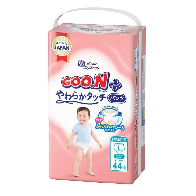 【GOO.N】日本大王境內版柔觸肌 褲型紙尿褲M-XL(跳跳褲)