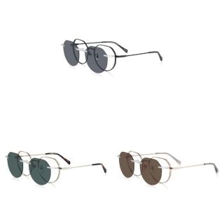 【OWNDAYS】SNAP系列磁吸式兩用 金屬光學鏡框(SNP1025X-5S)