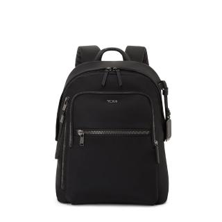 【TUMI】Voyageur Halsey 都會休閒後背包 - 黑(TUMI 官方旗艦店)