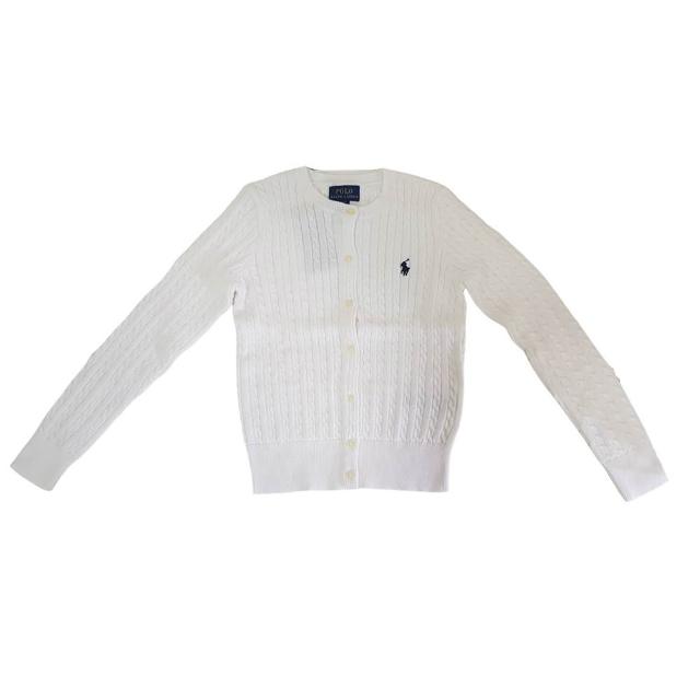 【POLO】大童青年版 Ralph Lauren小馬刺繡麻花針織外套/針織衫(大童版xl 建議成人60KG以下)