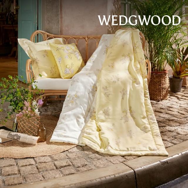 【WEDGWOOD】100%天絲印花 海藻蠶絲涼被薄被四季被(單人150x195cm｜300織百貨款)