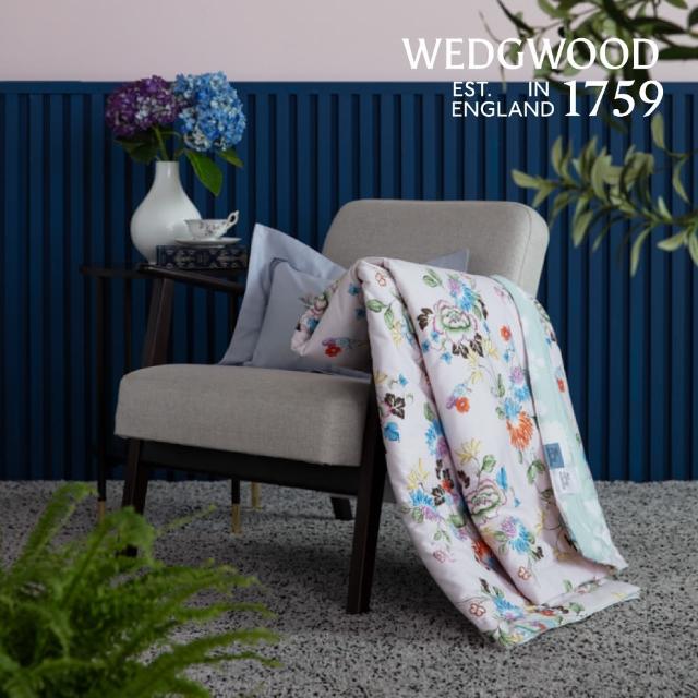 【WEDGWOOD】500織純棉印花 蠶絲涼感涼被 薄被四季被(百貨款｜單人150x195cm)