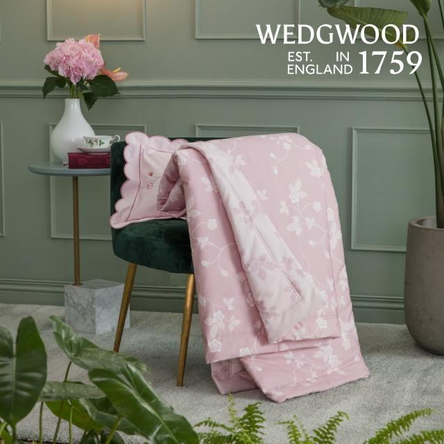 【WEDGWOOD】買一送一｜經典印花蠶絲 雙人涼被180x210cm (百貨款｜天絲/長纖棉任選合購組)