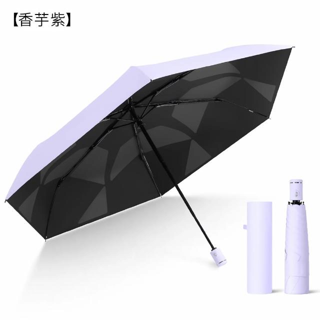 Coloxy 記憶完美瞬收防曬傘 傘面不皺 UPF50+黑膠遮陽超輕量自動傘 快速捲收迷你傘 摺疊晴雨傘
