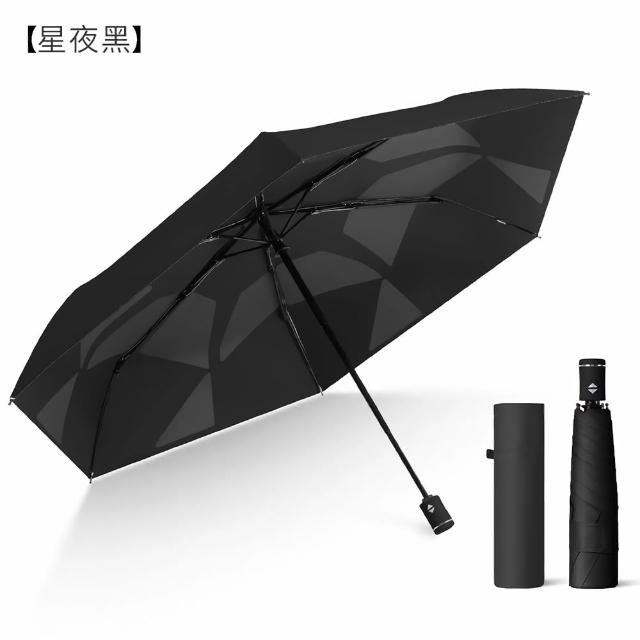 Coloxy 記憶完美瞬收防曬傘 傘面不皺 UPF50+黑膠遮陽超輕量自動傘 快速捲收迷你傘 摺疊晴雨傘