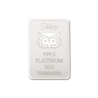 【Shiny 炫麗】咕咕鉑金條30克(金重:30克)