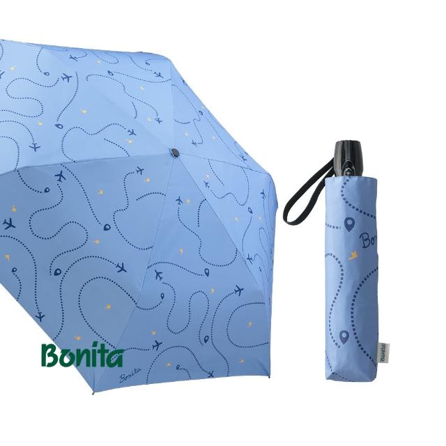 【Bonita 葆倪】環遊世界 防暴衝自動收開傘-968-5553(23吋大傘面/防暴衝自動收開傘)