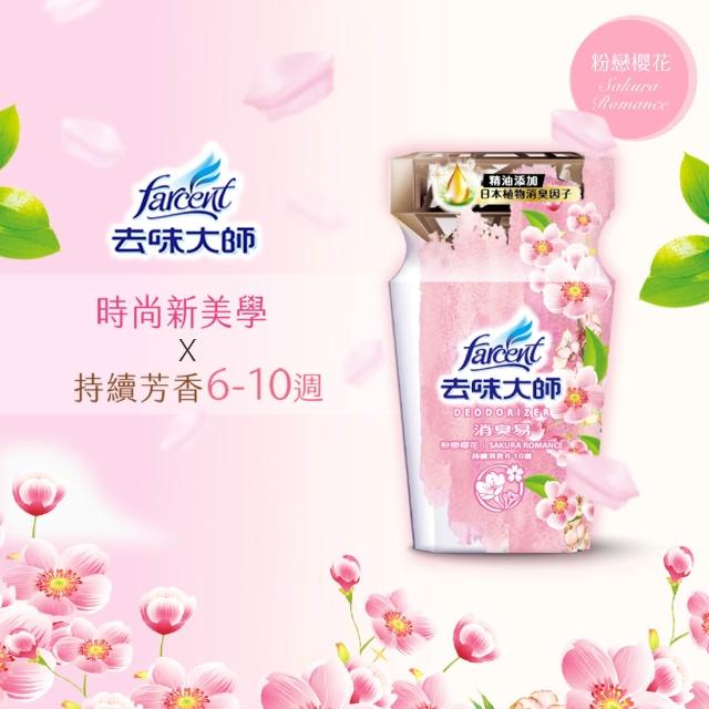【去味大師】消臭易-巴黎清晨/紐約春紛/紫戀義法/東京禪道/薰衣草/檸檬/粉戀櫻花(350ml/入-12入-箱購)