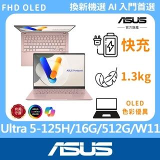 【ASUS 華碩】14吋Ultra 5輕薄AI筆電(VivoBook S S5406MA/Ultra 5-125H/16G/512G SSD/W11/OLED/EVO)