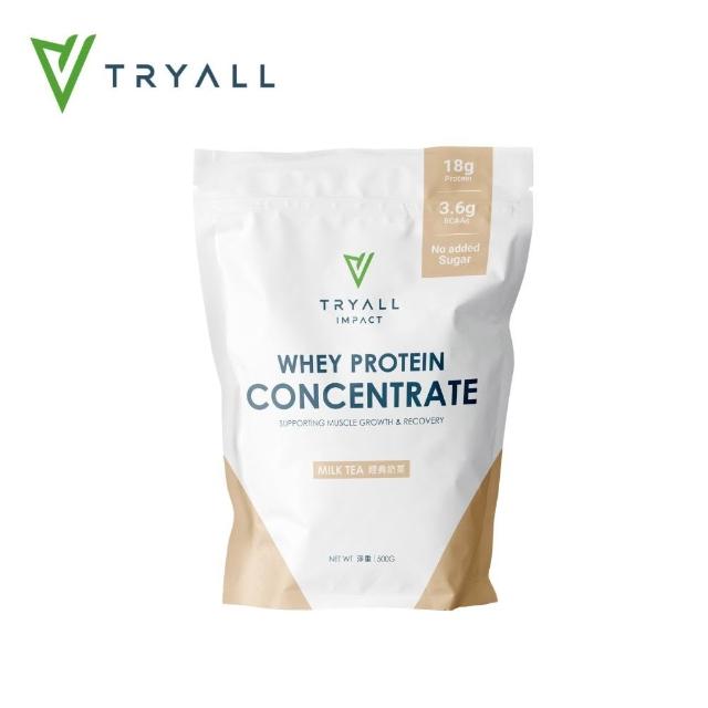 【TRYALL】濃縮乳清蛋白 500g袋 口味任選