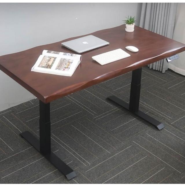 【MGSHOP】電動桌120x70x5cm 升降桌 電動升降桌 松木實木桌(120x70x5cm D05單機芯)