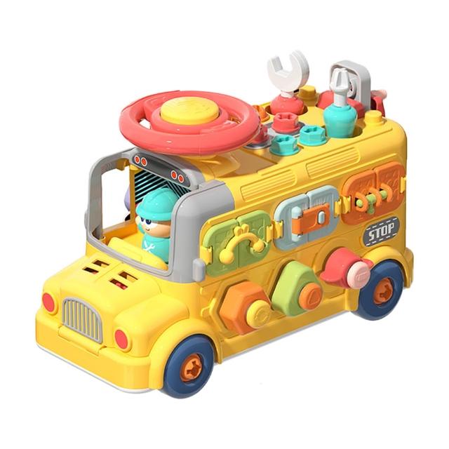 【JoyNa】DIY拆解玩具 玩具車 六面益智 工程車(擰螺絲.手眼協調早教玩具.教具)