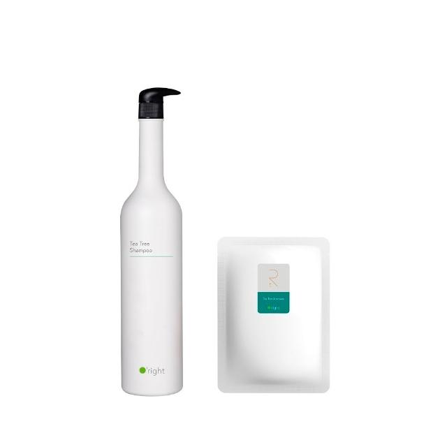 【O’right 歐萊德】momo特談組★洗髮精1000ml送補充包600ml(茶樹/枸杞/香檳玫瑰)