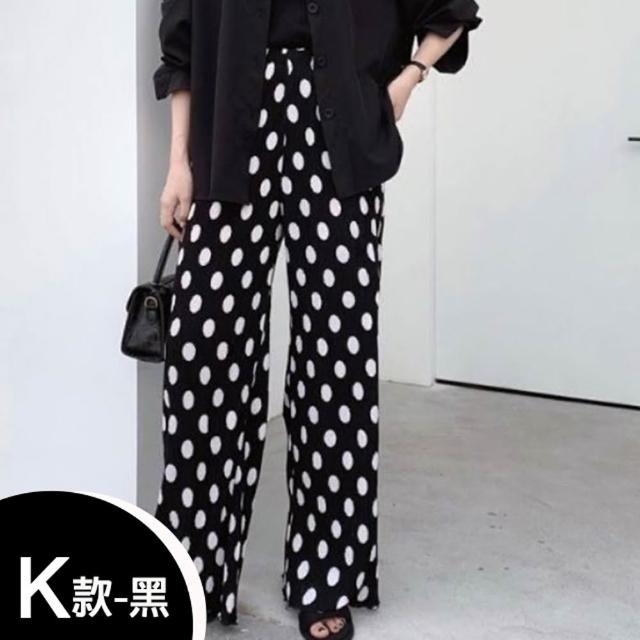 【K.W.】MOMO限搶新品三宅風褶皺褲夏季薄款上衣褲裙(中長裙 小香風 涼感褲 牛仔褲 輕薄 涼感裙)