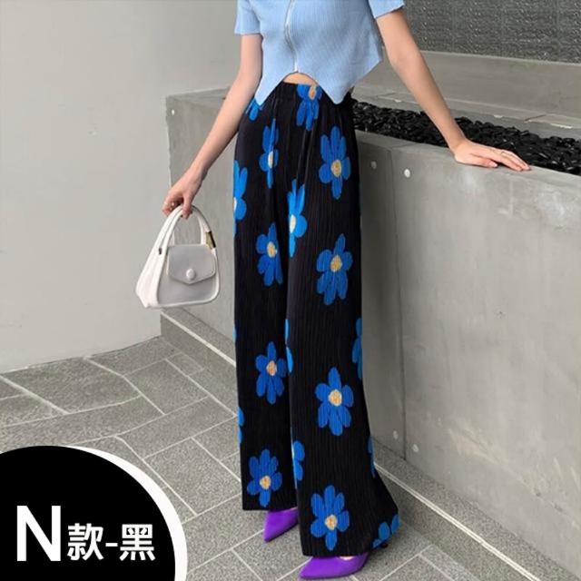 【K.W.】MOMO限搶新品三宅風褶皺褲夏季薄款上衣褲裙(中長裙 小香風 涼感褲 牛仔褲 輕薄 涼感裙)