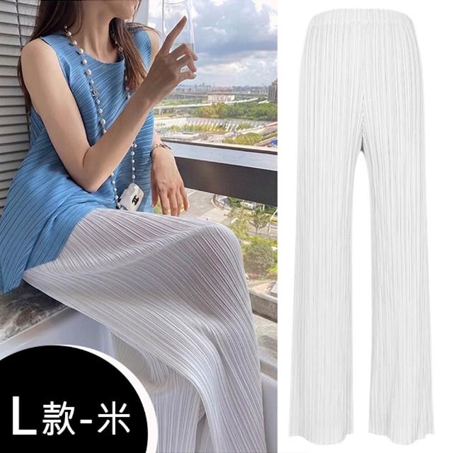 【K.W.】MOMO限定秋新品義式貴族Chill搭配三宅風皺褶摺衣中大尺碼外套/寛褲/裙(褶皺外套  風衣外套 寛褲 )