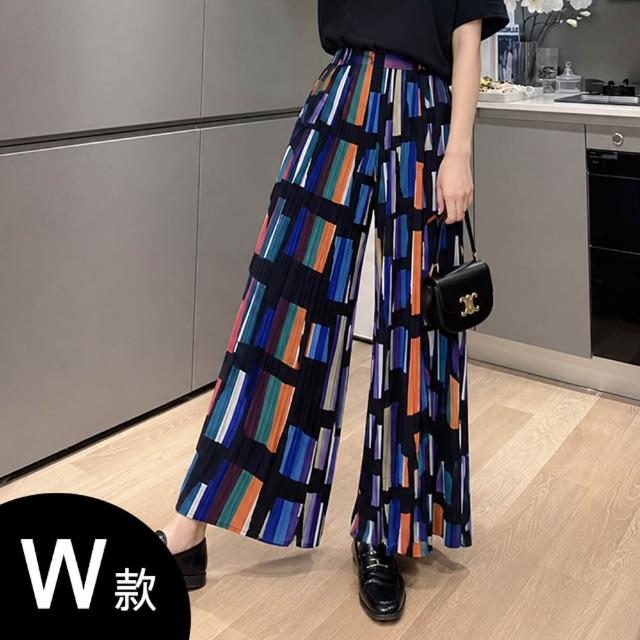 【K.W.】MOMO限定秋新品義式貴族Chill搭配三宅風皺褶摺衣中大尺碼外套/寛褲/裙(褶皺外套  風衣外套 寛褲 )