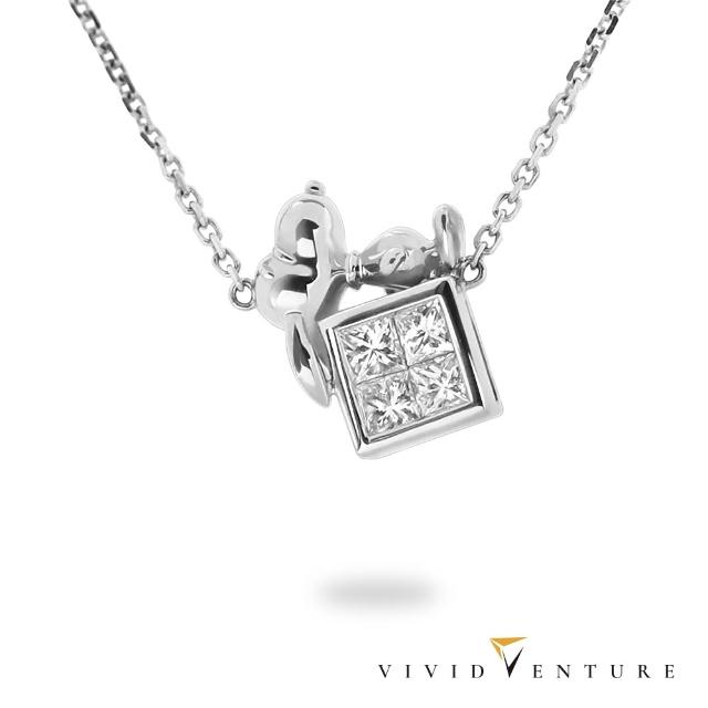 【Vividventure 亞帝芬奇】99狂購限定 禮物 史努比 14K 40分 天然鑽石 項鍊 星光夢境 任選 (SNOOPY聯名)