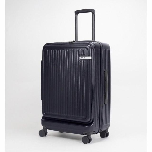 【ACE BAGS＆LUGGAGE】26吋 JOLLY2 前開式可擴充直紋中型箱(多色可選05027)