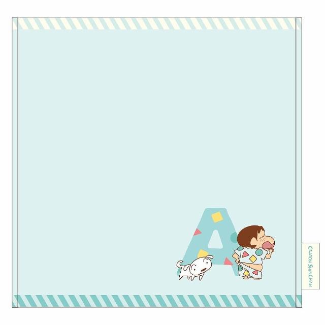 【T’S FACTORY】蠟筆小新 純棉刺繡方巾 純棉手帕