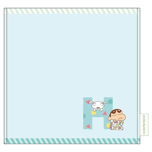 【T’S FACTORY】蠟筆小新 純棉刺繡方巾 純棉手帕