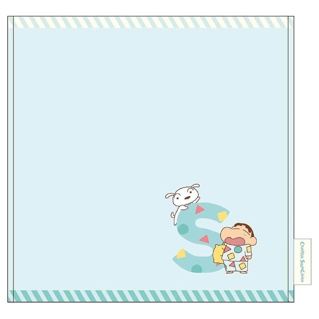 【T’S FACTORY】蠟筆小新 純棉刺繡方巾 純棉手帕